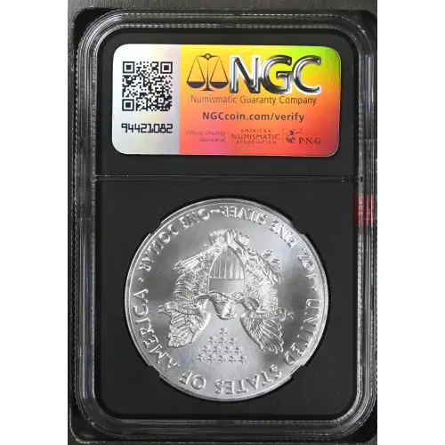 2017 - 1oz Silver Eagle S$1 NGC MS 9.9 (D10-B27) (2)