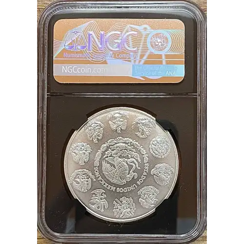 2017Mo Mexico 1 Onza Libertad 1oz Silver MS69 (S18A - B1)  (2)