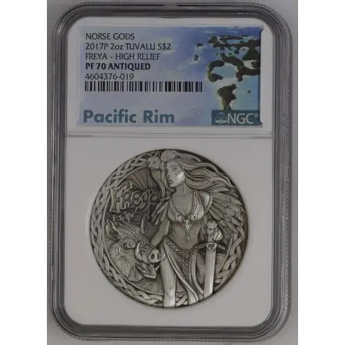 2017P 2oz FREYA - HIGH RELIEF NORSE GODS (2)