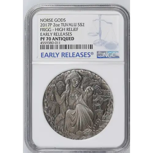 2017P 2oz FRIGG - HIGH RELIEF EARLY RELEASES NORSE GODS (2)