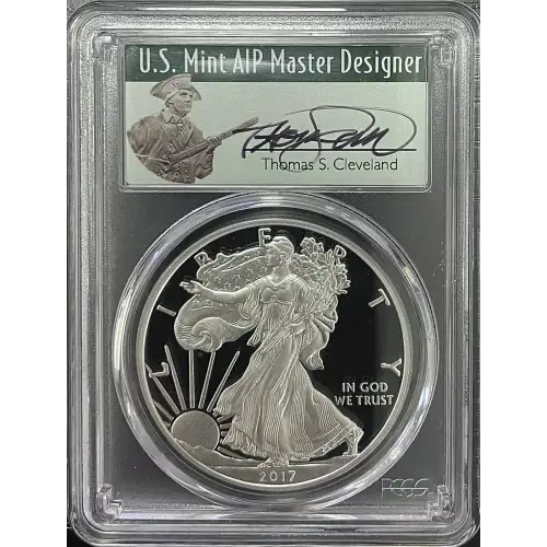2017(W) - 1oz Silver Eagle First Strike - S$1 PCGS PR70DCAM (D11-B14)