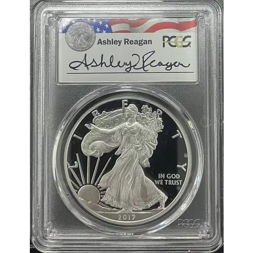 2017(W) - 1oz Silver Eagle Reagan Legacy Series - S$1 PCGS PR69DCAM (D11-B17)