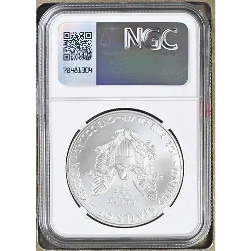 2018 - 1oz Silver Eagle S$1 NGC MS 69 (2)
