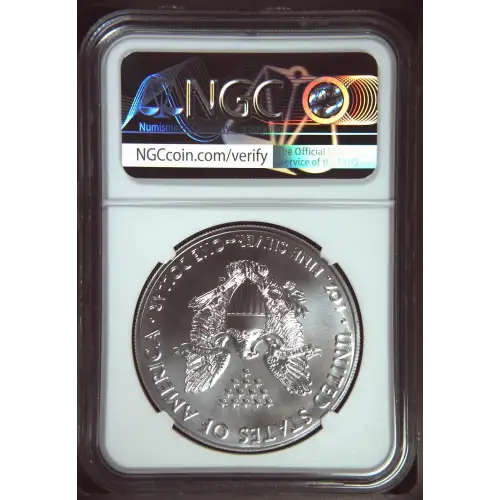 2018 - 1oz Tough As They Come Silver Eagle - FDOI S$1 NGC MS70 (D10-B26)