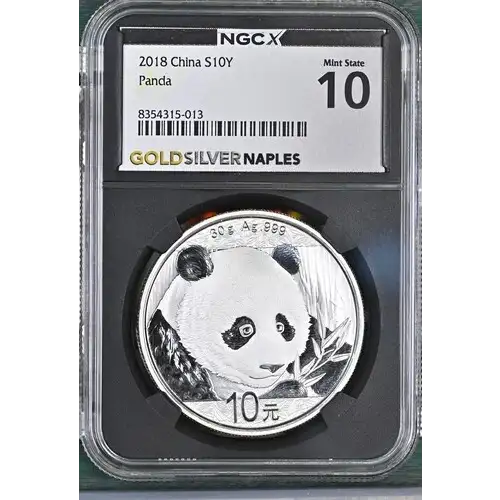 2018 China S10Y Panda MS 10