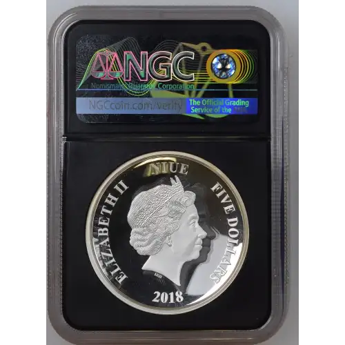 2018 Star Wars - 2oz Death Star Shaped Silver - Niue S$5 - NGC PF70 (S18A-B20) (2)