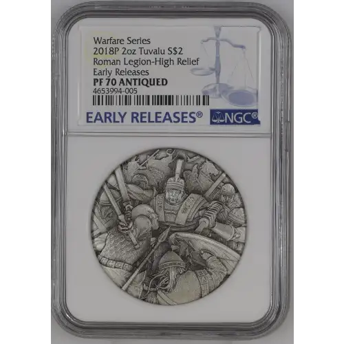 2018P 2oz Roman Legion-High Relief Early Releases Warfare Series (2)