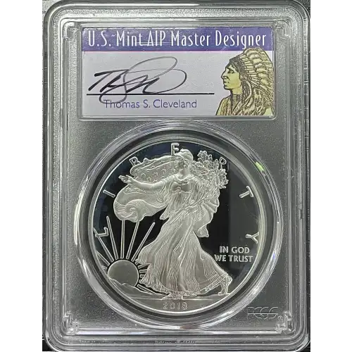 2018(W) - 1oz Silver Eagle First Strike - S$1 PCGS PR70DCAM (D11-B17)