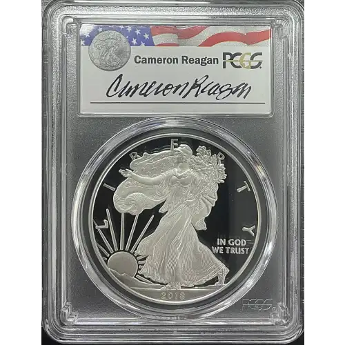 2018(W) - 1oz Silver Eagle Reagan Legacy Series - S$1 PCGS PR69DCAM (D11-B17)