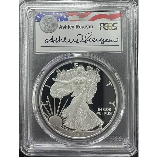 2018(W) - 1oz Silver Eagle Reagan Legacy Series - S$1 PCGS PR69DCAM (D11-B17)