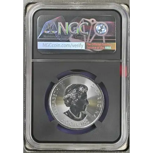 2019 - 0.5oz Polar Bear Silver Coin - Canada S$2 - NGC MS70 (D12-B2)