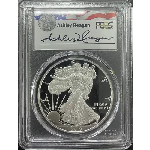 2019(W) - 1oz Silver Eagle Reagan Legacy Series - S$1 PCGS PR69DCAM (D11-B17)