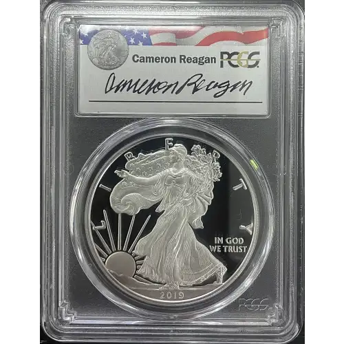 2019(W) - 1oz Silver Eagle Reagan Legacy Series - S$1 PCGS PR69DCAM (D11-B17)