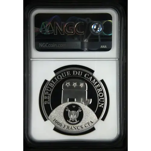 2020 1oz Cameroon S1000F Donald Trump All Together HR-ER NGC PF70 (S19A-B30)