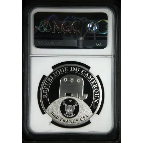 2020 1oz Cameroon S1000F Donald Trump All Together HR-ER NGC PF70 (S19A-B30)