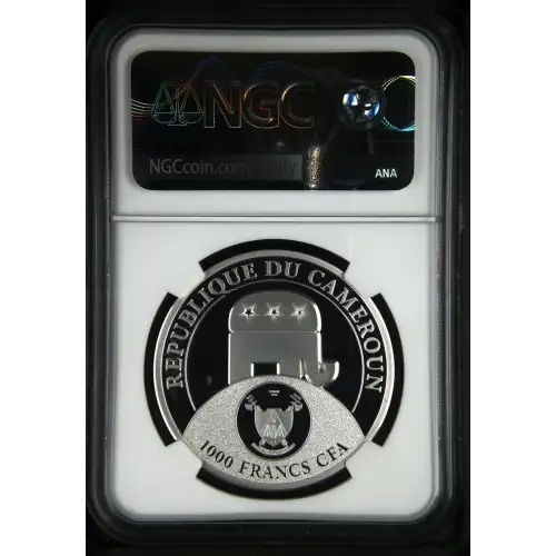 2020 1oz Cameroon S1000F Donald Trump All Together HR-ER NGC PF70 (S19A-B30)