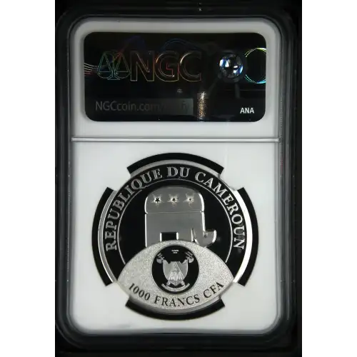 2020 1oz Cameroon S1000F Donald Trump All Together HR-ER NGC PF70 (S19A-B30)