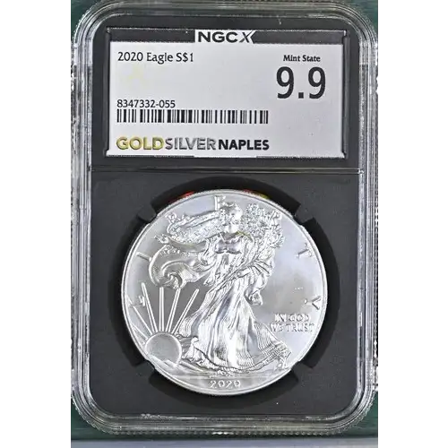 2020 - 1oz Silver Eagle NGC MS69