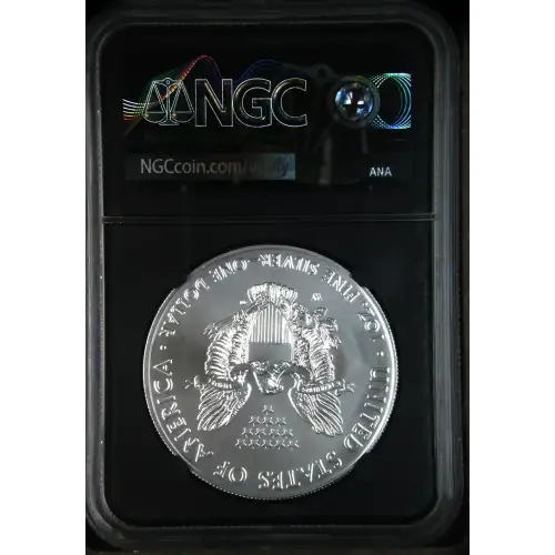 2020(W) - 1oz Burnished Silver Eagle EARLY RELEASES - S$1 NGC MS69 (D10-B34)
