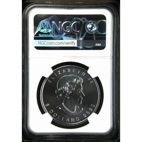 2020(W) 1oz Canada S$5 Burnished Maple Leaf MS70 (S20B - B19)