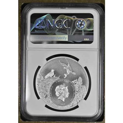 2021 1oz Cook Is. - S$5 Georgia Gopher Tortoise - NGC MS70 (S12B-B12)