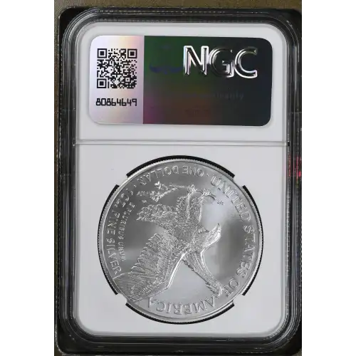 2021 1oz Silver Eagle - Eagle Landing T-2 S$1 NGC MS69 (S20B - B18) (2)