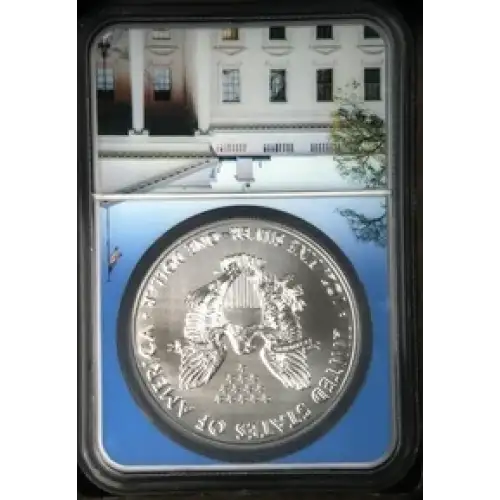 2021 Trump - 1oz Silver Heraldic Eagle T1 - S$1 - NGC MS70 Early Rel. (S12B-B23)