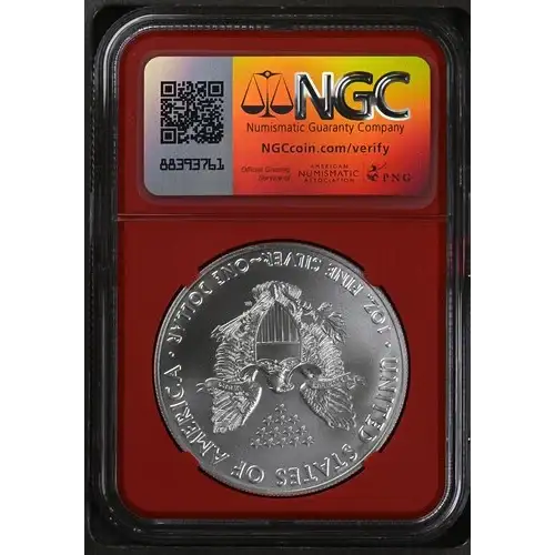 2021 Trump Pres. Year - 1oz Silver Heraldic Eagle T1 - S$1 - NGC MS70 (S12B-B23) (2)