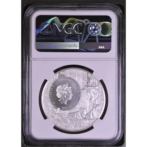 2022 - 1oz Arkansas Mockingbird Silver Coin - Cook Is. S$5 - NGC MS70 (S18A-B18)