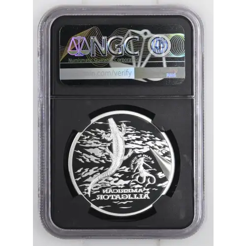 2022 1oz Palau S$5 American Alligator Ultra High Relief PF70 UC (D-8)