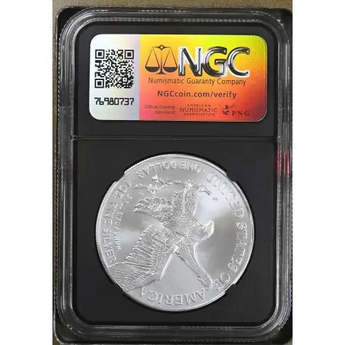 2022 - 1oz Silver Eagle S$1 NGC MS70 (D10-B31) (2)