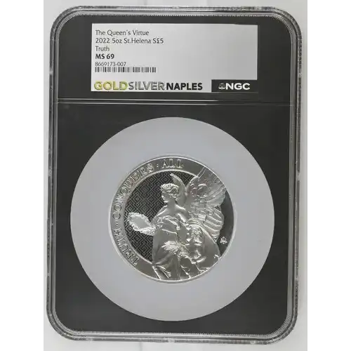 2022 5oz St.Helena Truth S5PND MS 69