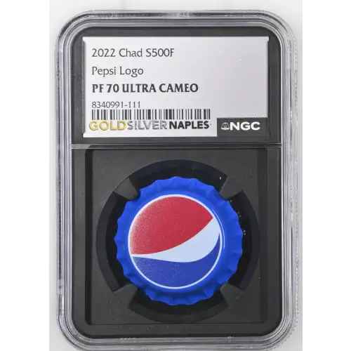 2022 6g Chad S500F - Pepsi Bottle Cap - PF70 UC (D12-B1)