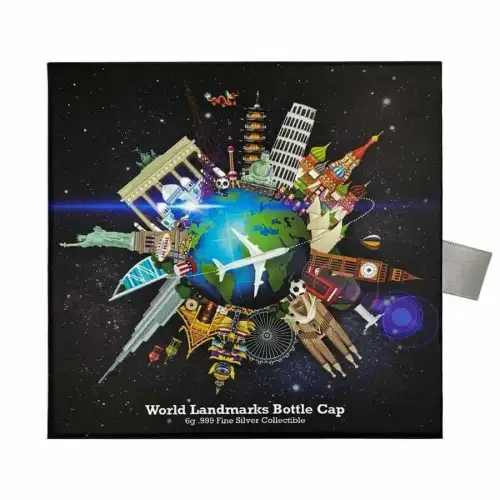2022 6g Chad S500F World Landmarks SPAIN Bottle Cap (S23A) (2)