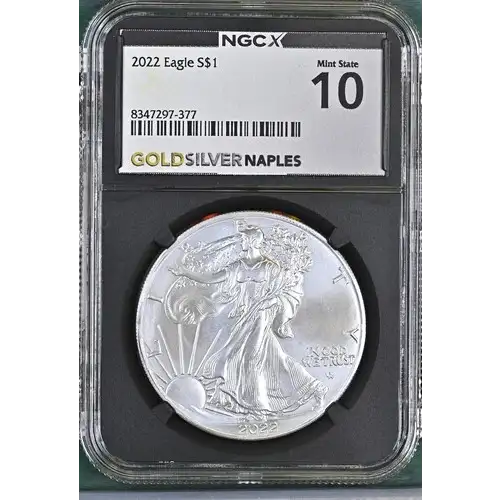 2022 Eagle S$1 1oz MS70 (S18A - B3)