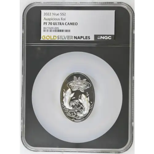 2022 Niue S$2 Auspicious Koi PF70 Ultra Cameo (OB-63)
