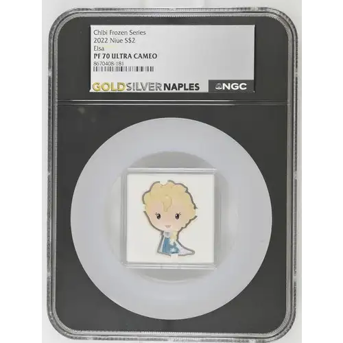 2022 Niue S$2 Chibi Elsa PF70 (OB-46)