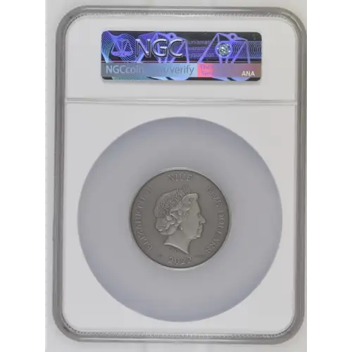 2022 Niue S$5 Wild Scenery MS70 Antiqued (OB-144) (2)