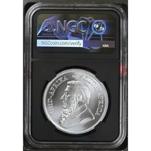 2022 - South Africa S1KR - 1oz Silver Krugerrand MS69 (S12B-B3) (2)