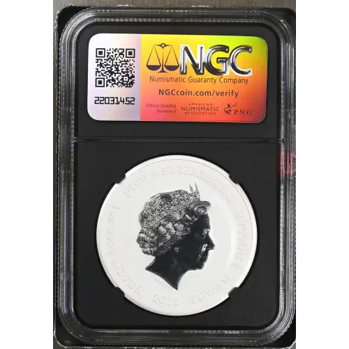 2022P - 1oz The Phantom Silver Coin - Tuvalu S$1 - NGCX MS10 (D11-B24) (2)
