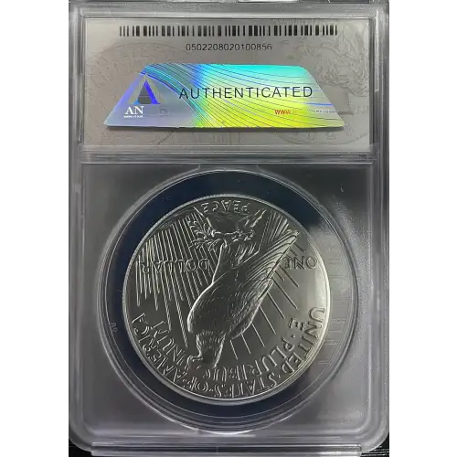 2023 - 0.858oz Peace Silver Dollar Advanced Release - ANACS MS70 (S12B-B12)
