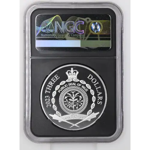 2023 1.5oz Niue S$3 Roulette Wheel PF70 UC (D-8)