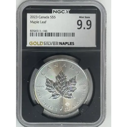 2023 - 1oz Silver Male Leaf - NGC MS69 (mixed Label) (2)