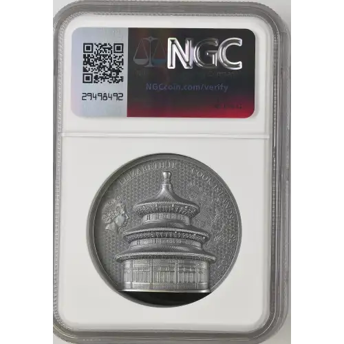 2023 - 2oz Temple of Heaven - Cook Islands S$10 - NGC MS70 ANTIQUED (D11-B9) (2)