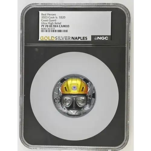 2023 3oz Cook Is. S$20 Coast Guard ULTRA HIGH RELIEF PF70 (D-3)