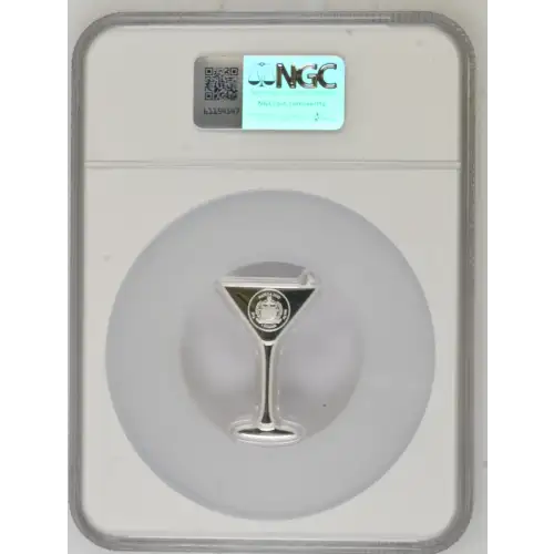2023 A Sip of Art - 10g Silver Martini Cocktail - Samoa S$1 - NGC PL69 (D-3)