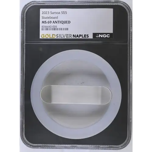 2023 Samoa S$5 Skateboard MS69 Antiqued (OB-132)
