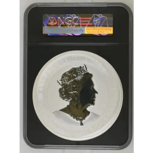2023P - 1Kilo Silver Year of the Rabbit Coin - Australia S$30 - NGC MS70 (2)