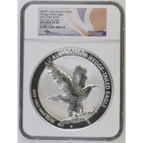 2023P 1Kilo Wedge-Tailed Eagle Ultra High Relief - FDI