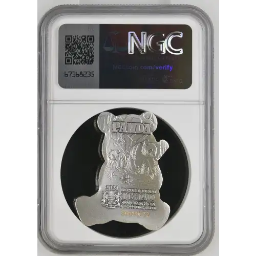 2024 1oz Chad S5000F - Panda ER One of First 100 - NGC MS70 ANTIQUED (S19A-B30)